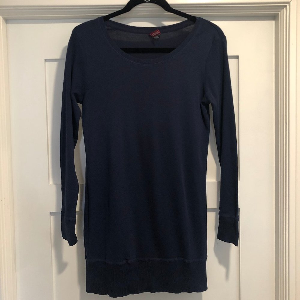 Divided (H&M) navy blue long sleeve cotton shirt